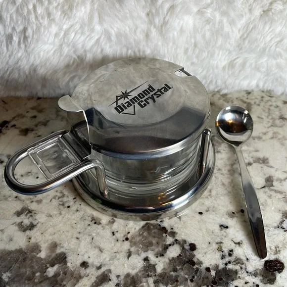 Vintage Parmesan cheese dish with spoon - Picture 6 of 6